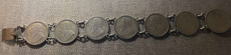 Silver Boer War Trench Art Bracelet
