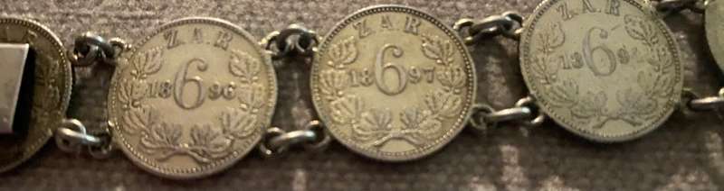 Silver Boer War Trench Art Bracelet