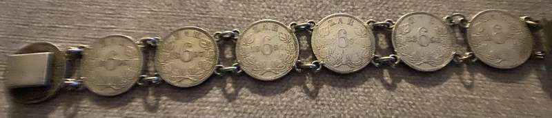 Silver Boer War Trench Art Bracelet