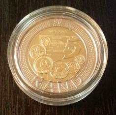 2011 SARB 90TH BIRTHDAY COIN - FEAT NELSON MANDELA 2008 90TH BIRTHDAY