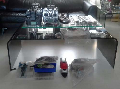15 x RC Helicopters Including Spares (Offers For Individual Items Considered)