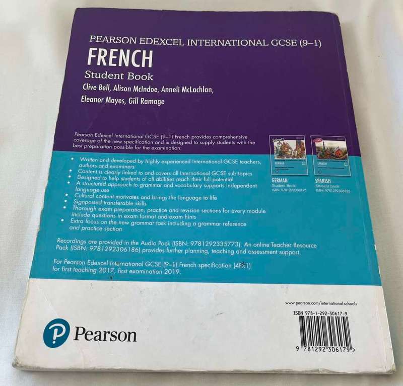 Pearson Edexcel International GCSE (9-1) French