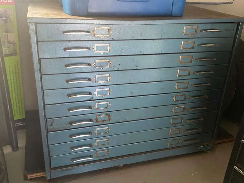 Architects 10 Drawer metal Plan Filing Drawers