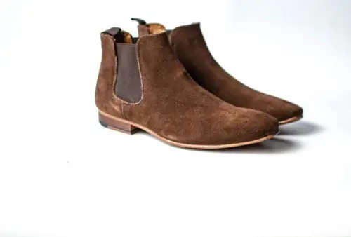Chelsea-Point Suede Leather Boot