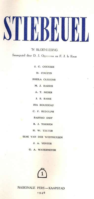 Stiebeuel, ¿n Bloemlesing.