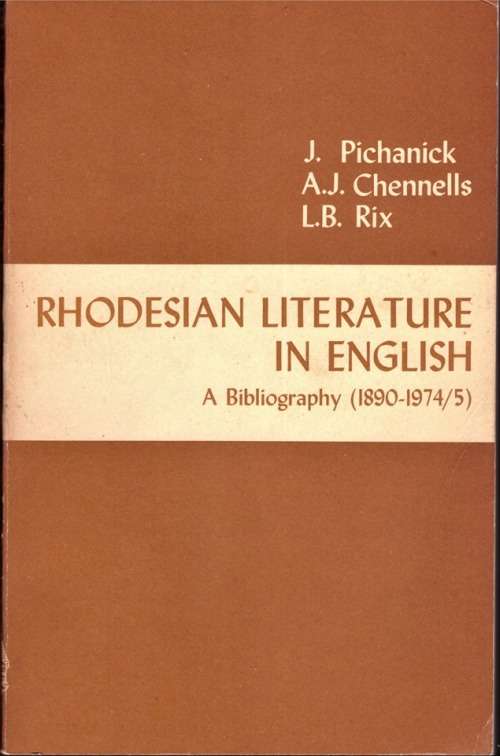 Rhodesian Literature in English: A Bibliography (1890-1974/5).