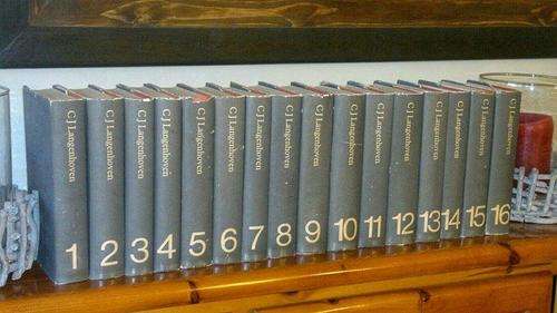 Versamelde Werke van LANGENHOVEN. Volledig in 16 Volumes.