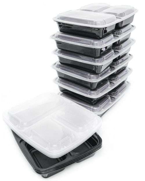 Meal Prep Food Containers - 10 Piece