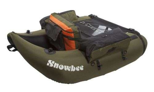 Snowbee Fly Fishing Float Tube Boat with Pump and Flippers Combo Kit