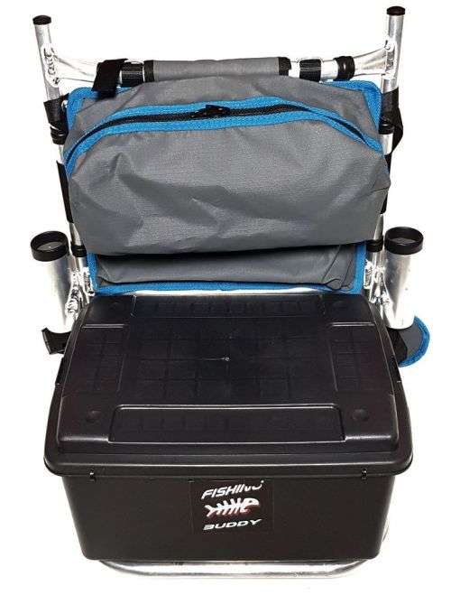Lightweight Aluminium H-Frame Special Fishing Back Pack Tackle Box and Tray