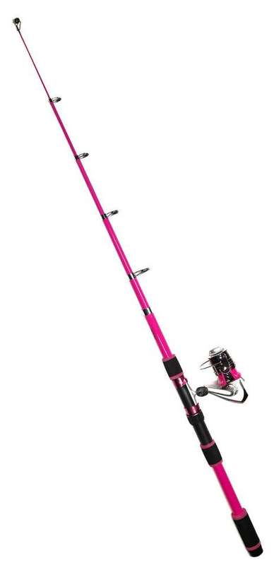 Outcast 2.4m Telescopic Fishing Rod and Reel Bundle