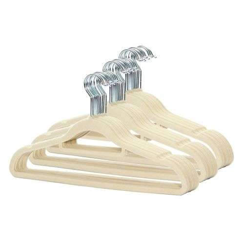 Velvet Hangers - 30 Pack - Beige