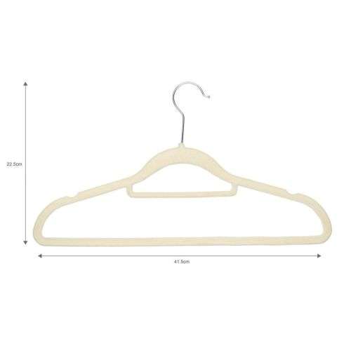 Velvet Hangers - 30 Pack - Beige