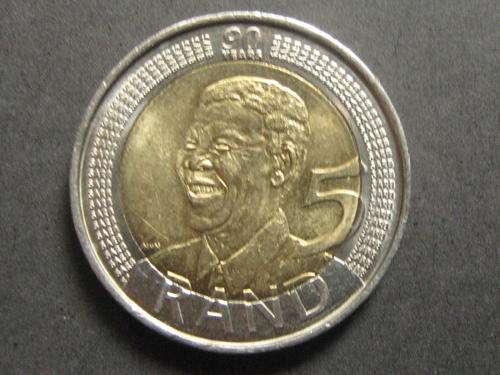 2008  R5 MANDELA  BIRTHDAY COINS IN  ZIP-LOCK BAGS