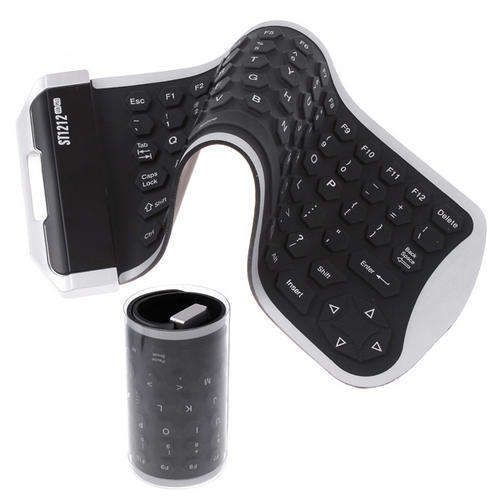 79K Waterproof Silicone Flexible Mini Keyboard For PC