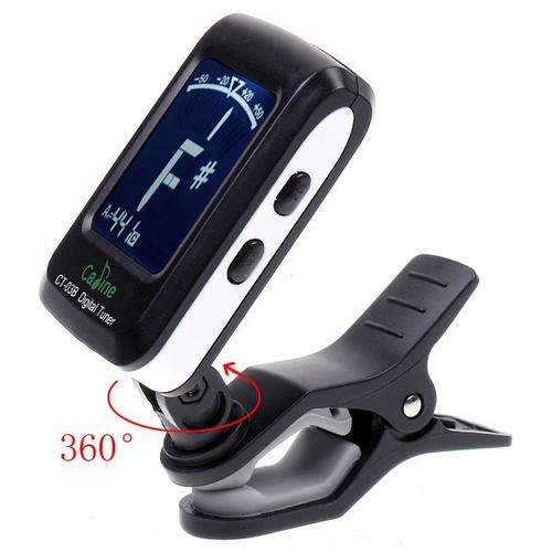 LCD Clip-on Electronic Digital Guitar Tuner Chromatic Bass Violin Ukulele