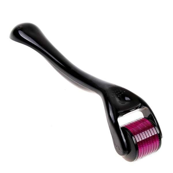 0.5mm Needles Derma MicroNeedle Skin Face Scars Acne Wrinkle Roller Black