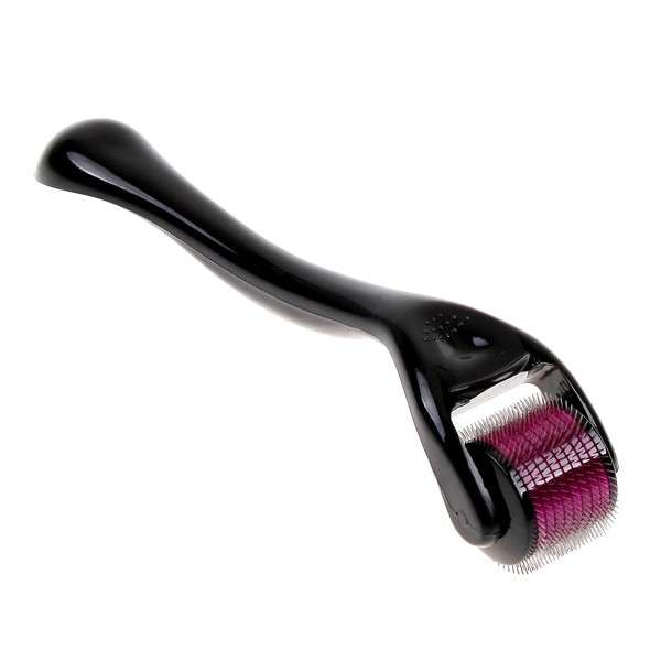 2.0mm Needles Derma MicroNeedle Skin Face Scars Acne Wrinkle Roller Black