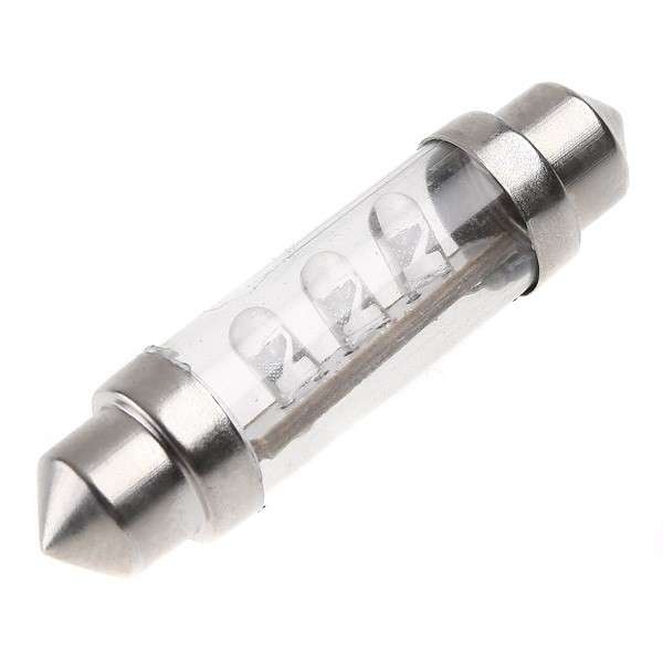 41mm 3 LED Car Auto Interior Dome Festoon Reading Light Lamp Bulb Blue DC 12V