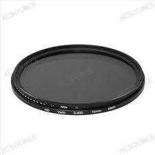 Slim 77mm Fader ND Filter Neutral Density ND2 to ND400