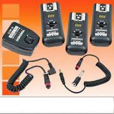 RF-602 C1 Wireless Flash Trigger 3 Receivers Canon