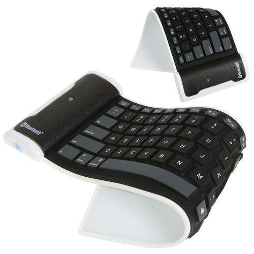 Mini Wireless Bluetooth Foldable Keyboard Tensile USB Cable PC/IPHONE C966