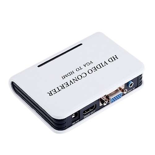 VGA Audio to HDMI HD HDTV Video Converter Box 1080P