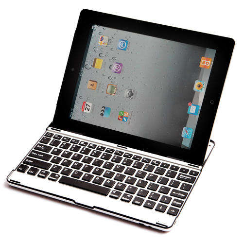 Mobile Wireless Bluetooth Keyboard Aluminum Case Stand For iPad 2 New iPad 3