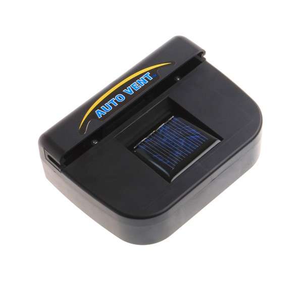 Solar Powered Car Auto Air Vent Cool Cooler Fan With Rubber Stripping