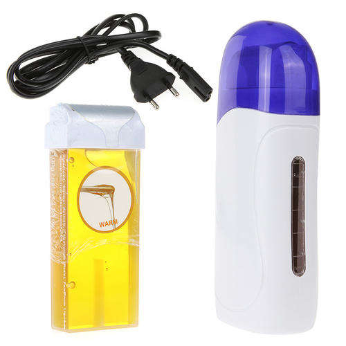 Roll On Depilatory Wax Heater Waxing Kit Hair Removal