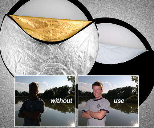 42"110cm 5 in1 Mulit Collapsible Chameleon Disc Light Photography Reflector KIT