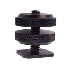 Pro Type 1/4"-20 Tripod screw to Flash Hot Shoe Adapter