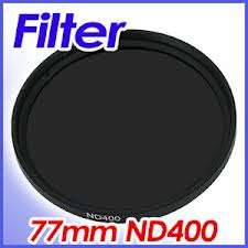 77mm Slim Neutral Density ND400 Optical Grade ND Filter for Digital Camera Lens