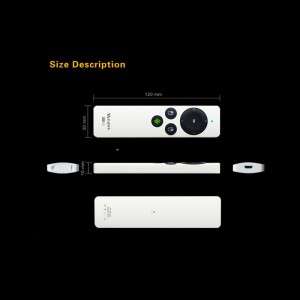 Measy RC9 Mini Handheld 2.4G Wireless Gyroscope Fly Air Mouse Remote Control for PC Android TV c1634