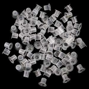 100 Pcs 13MM Medium Tattoo Ink Cups Caps h8429