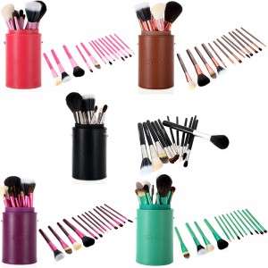13pcs Professional Makeup Brush Set Cosmetic Brush Kit Makeup Tool with Cup Holder Case H9459