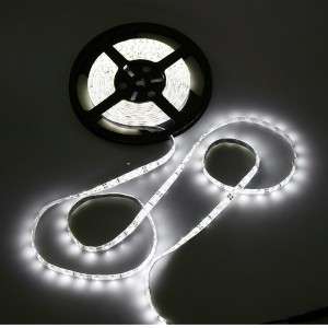 White 5M Waterproof Epoxy 3528 300 SMD LED Strip Light h8331w