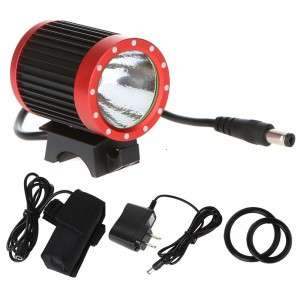 CREE XML-T6 LED Bike Light Rechargeable Bicycle Front Lamp Set Black+Red h9250r