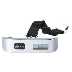 110Lb*0.02Lb Weight Portable LCD Display Electronic Luggage Scale for Travel 50kg*10g h9384