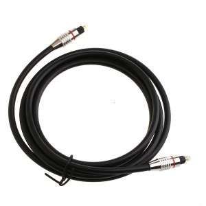 2M/6.5FT Digital Audio Optical Fiber Toslink Cable Cord v381