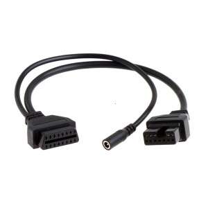 Mitsubish 12Pin to 16Pin OBD 2 Female Adapter Connector Cable   K645