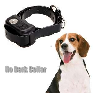 Waterproof No Anti Bark Stop Barking Dog Collar Shock Training h9376