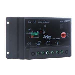 12/24V Solar Panel Battery Charge Controller Regulator Light&Timer Control Temperature h9753