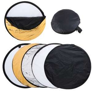 43" 110cm 5 in 1 Portable Photography Studio Multi Photo Disc Collapsible Light Reflector d870