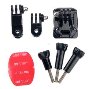 Adjustment Helmet Curved Adhesive Side Mount Kit for Gopro Hero 3+ 3 2 1 ST-18 d991