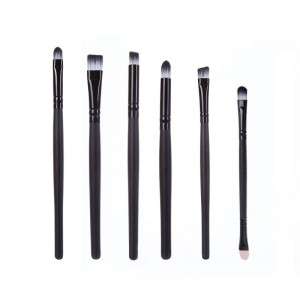 6PCS Makeup Brushes Cosmetics Set Eyeshadow Eyeliner Nose Smudge Tool Kit h10091