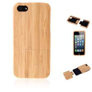 Natural Wood Bamboo Hard Back Cover Case Shell for Apple iPhone 5 5s pa1633