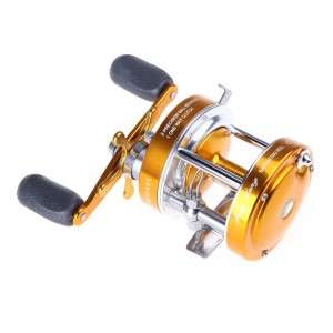 Full Metal 2+1BB Ball Bearings Right Hand Drum Wheel Boat Sea Fishing Reel Horizontal CL40 H10598