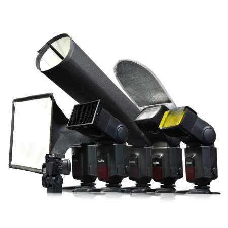 Godox 6 in 1 SA-K6  Speedlite Accessories Kit Softbox Filter Reflector Snoot Honey Comb h1167