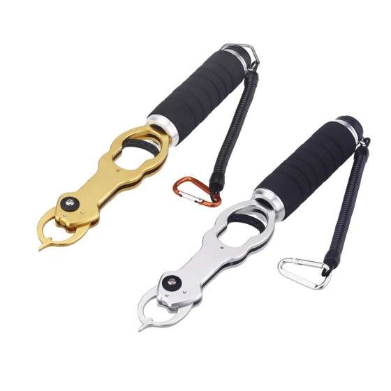 Fish Plier with Scale Lip Gripper Controller Hook Remove Fishing Tackle Tool Aluminium Alloy h11135
